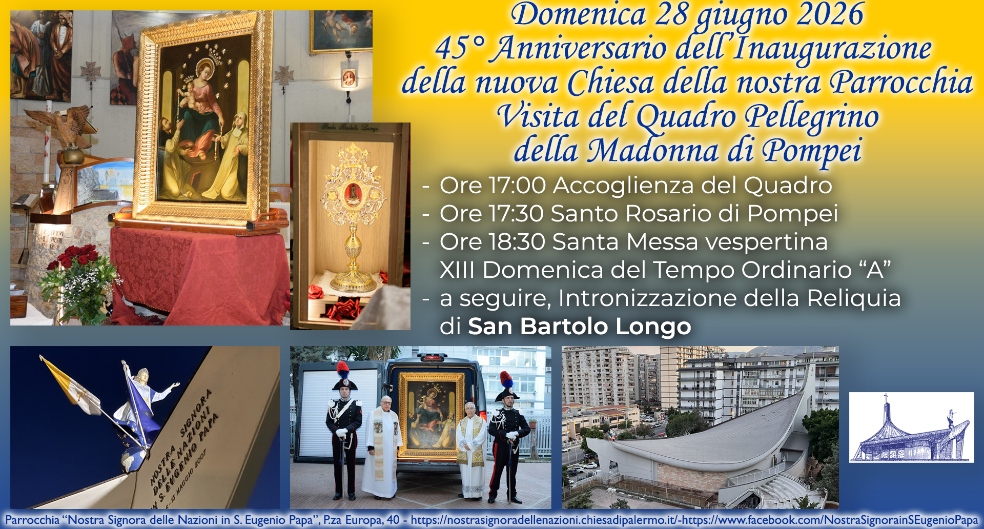 Madonna del Rosario - Reliquie di S Bartolo Longo